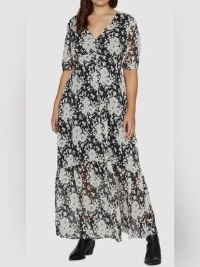 Sanctuary Black and White Floral Maxi Dress NEW WITH TAGS♥️